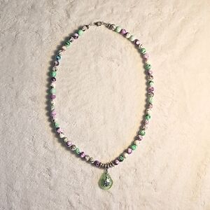 Turtle charm necklace
